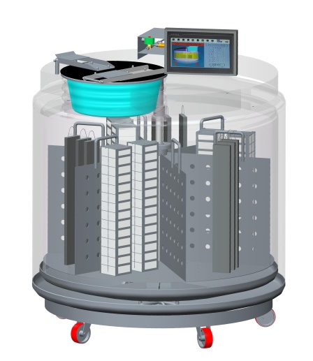 氣相液氮罐內(nèi)部結(jié)構(gòu)圖 氣相液氮罐內(nèi)部結(jié)構(gòu)圖