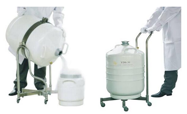 液氮罐小推車YDC-470型號(hào) 液氮罐小推車YDC-470型號(hào)